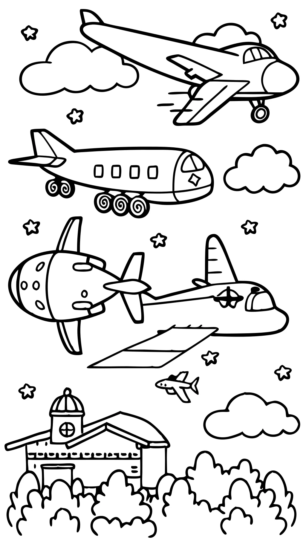 planes printable coloring pages